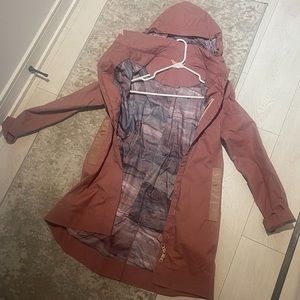 Pink Lululemon Raincoat.